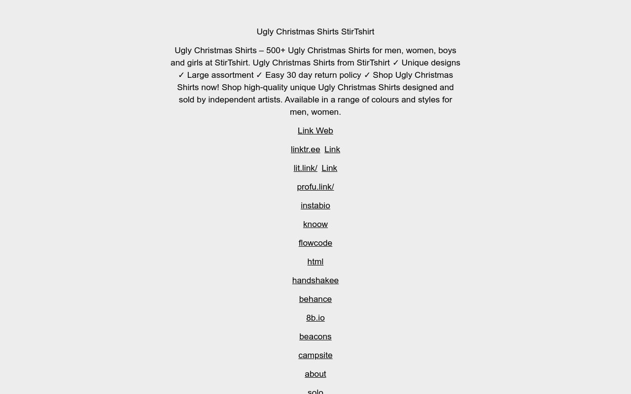 Ugly Christmas Shirt 